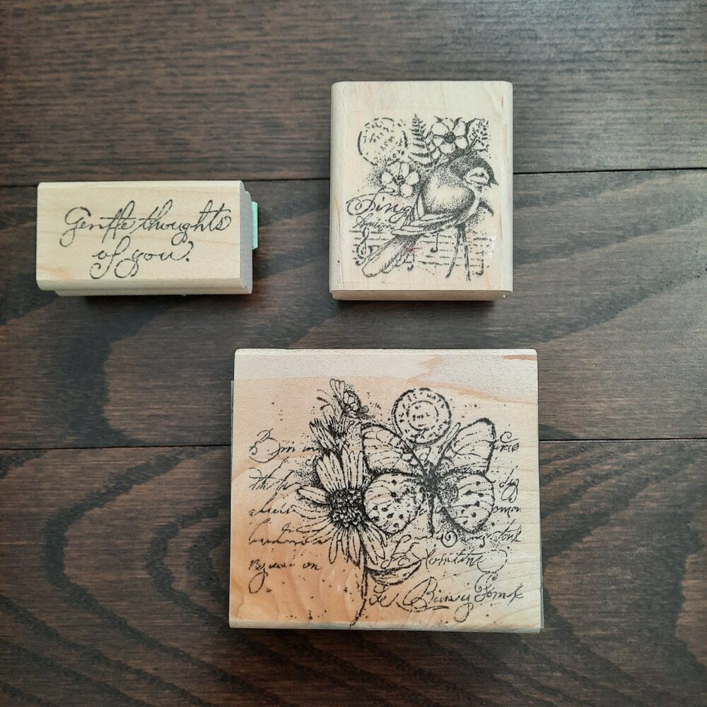 Stampin' Up! Garden College Wood Mounted Rubber Stamp Set - Picture 4 of 7